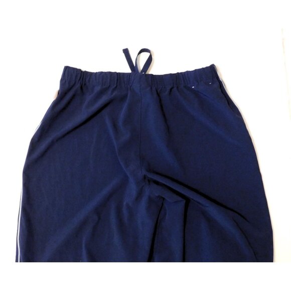 Reebok Womens Activewear Pants L Navy Blue Ankle Length Elastic Waist - Picture 5 of 7